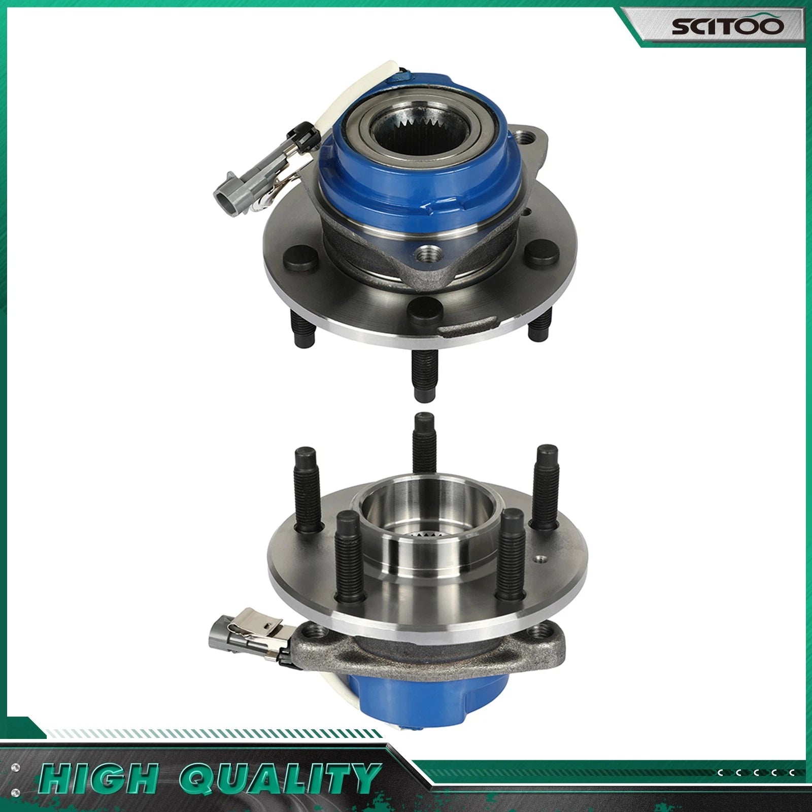 2X Front Wheel Hub Bearings for Chevrolet Impala (2000–2013) Buick Century (1997–2005)
