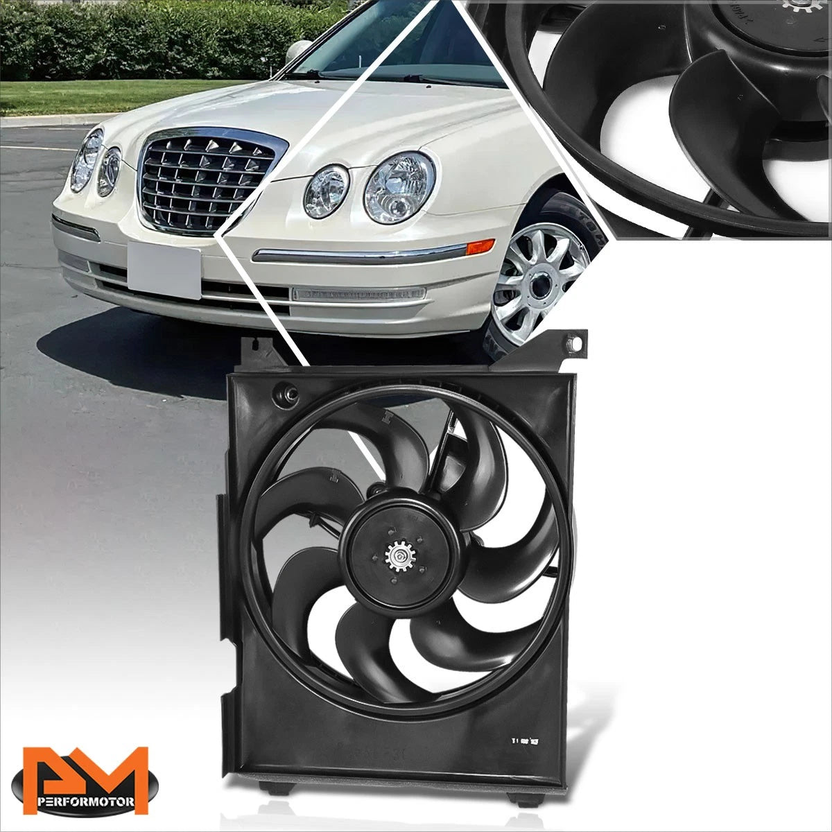 A/C Condenser Cooling Fan Assembly for Amanti (2004–2006)