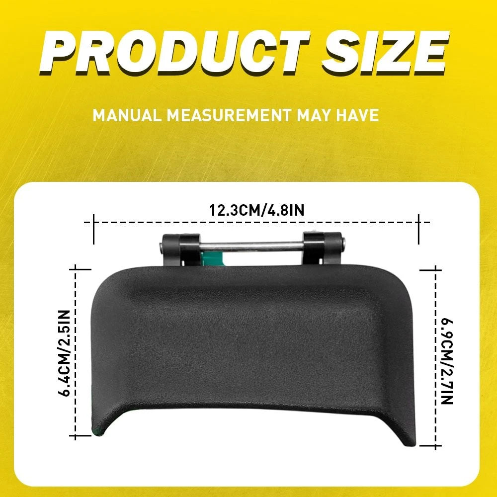 Set of 2 Outside Rear Black Door Handles for Jeep Compass (2007â2016)