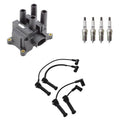 Set of 4 Denso Ignition Coil Wires & NGK VPower Spark Plugs for Mazda 6 (2003–2008)