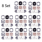 Set of 8 Carburetor Gasket Kit for Husqvarna 257 250R Poulan 2800 3300 K20-HDA