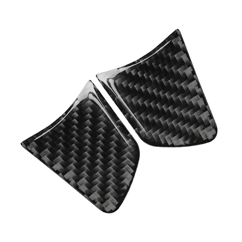 Carbon Fiber Steering Wheel Panel Cover Trim for Audi A6 A7 (2012-2018)