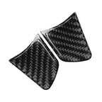 Carbon Fiber Steering Wheel Panel Cover Trim for Audi A6 A7 (2012-2018)