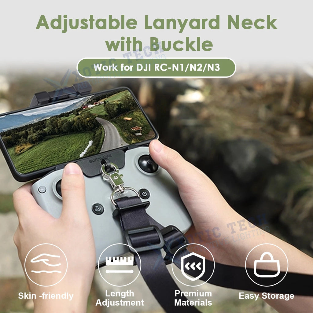 Lanyard Neck Strap Drone Accessories for DJI Mini 4K/2/2 SE/3/3 Pro (2022-2024)