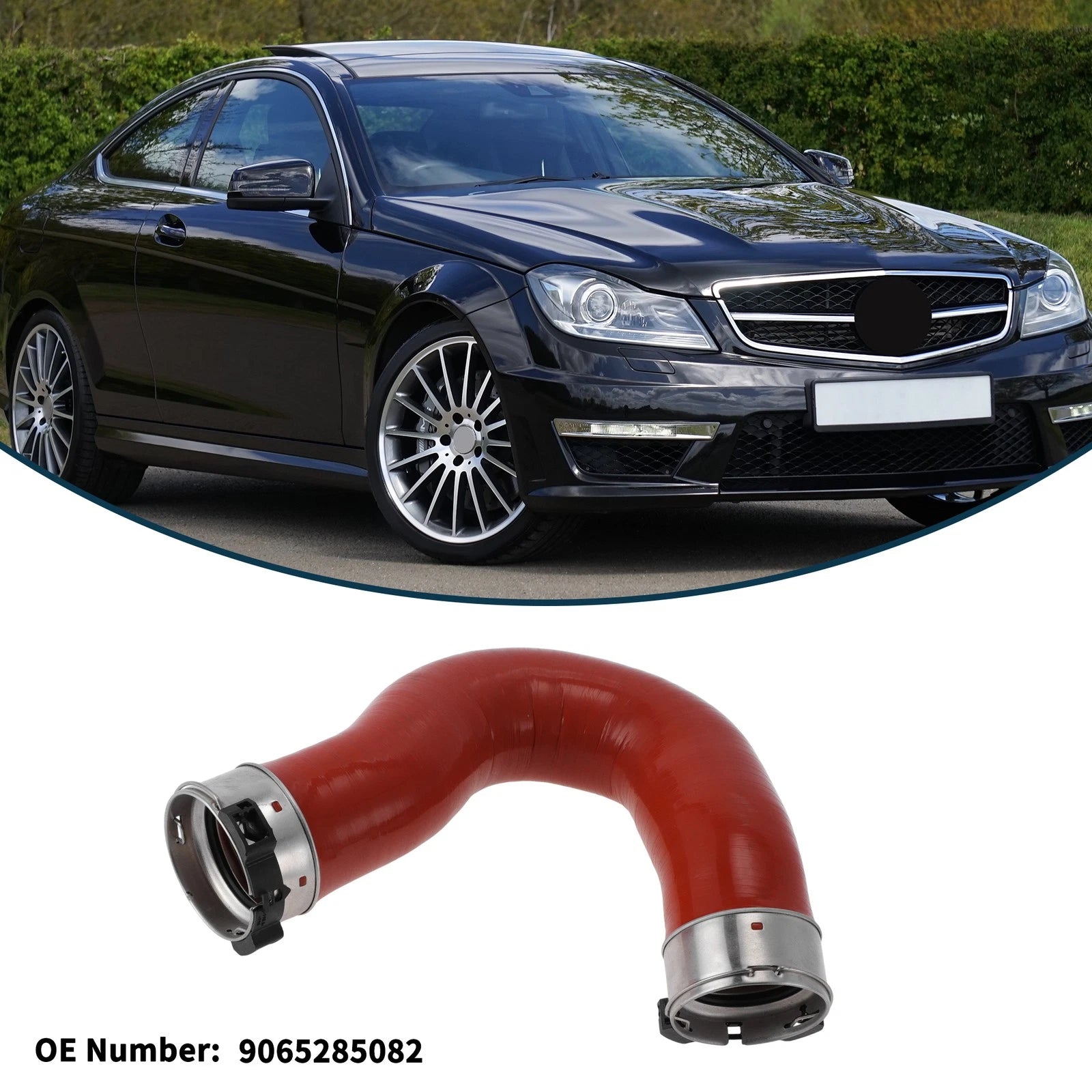 Radiator Hose for Mercedes-Benz Sprinter 906 (2006–2013) No. 9065285082 Red