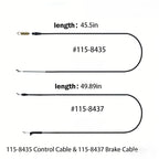 2X Lawn Mower Cable Set for Toro (115 Series)