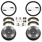 2 Rear Brake Drum Shoes Seal for Kawasaki Mule 3000 3010 4000 4010 (1993–2006)