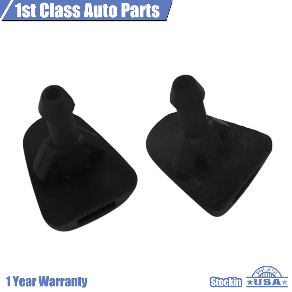 2X Windshield Washer Nozzles for Volvo XC90 C30 C70 S40 S80 V50 V70 (2003–2015)