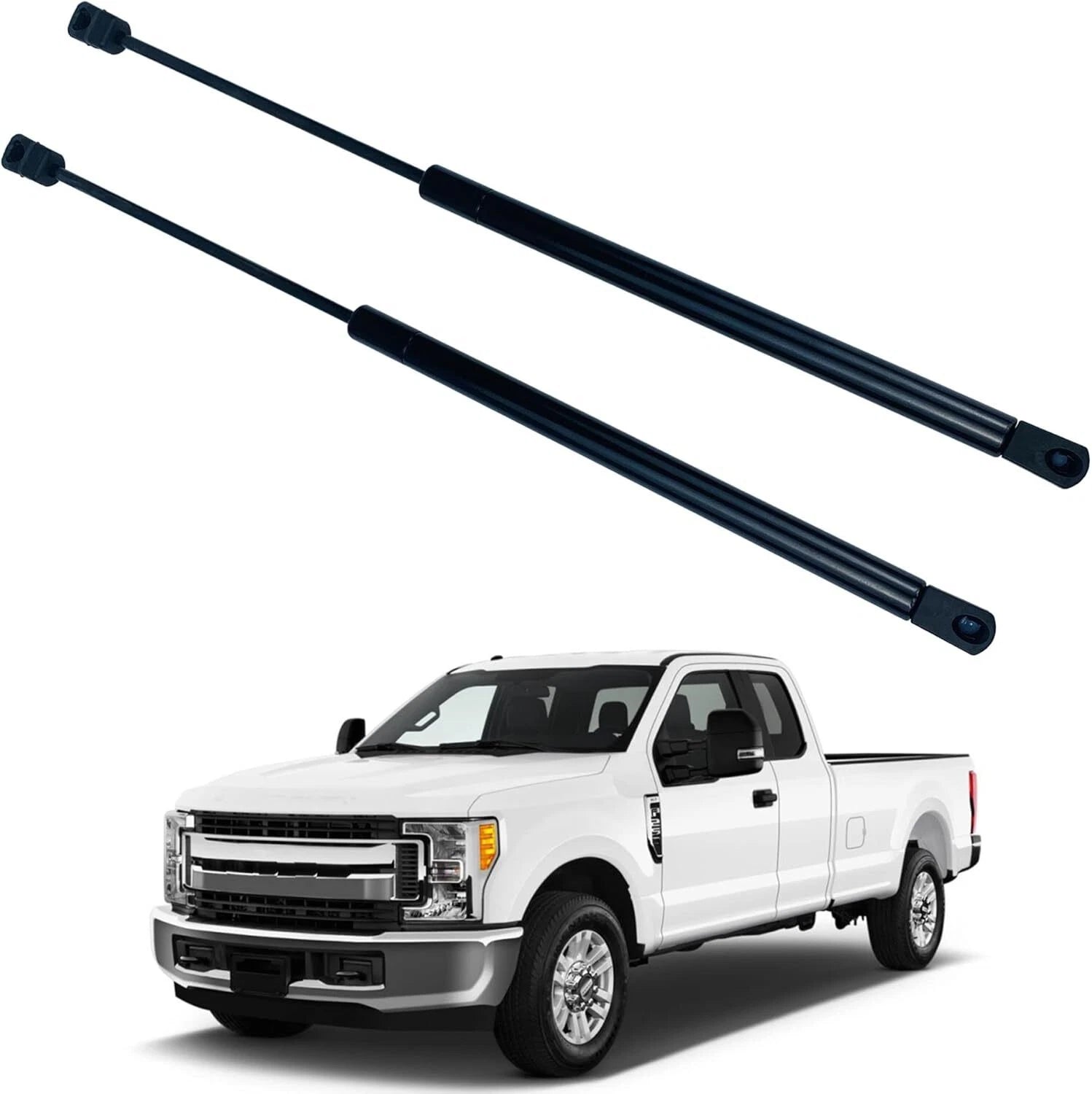 2x Hood Struts for 2017–2022 Ford F-250 F-350 F-450 Super Duty Gas Spring