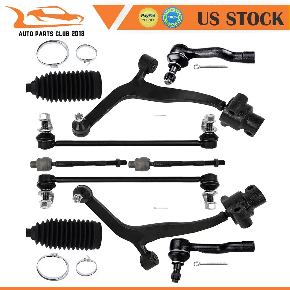 10pcs Front Lower Control Arm w/ Ball Joints for Infiniti FX35 (2003–2008)