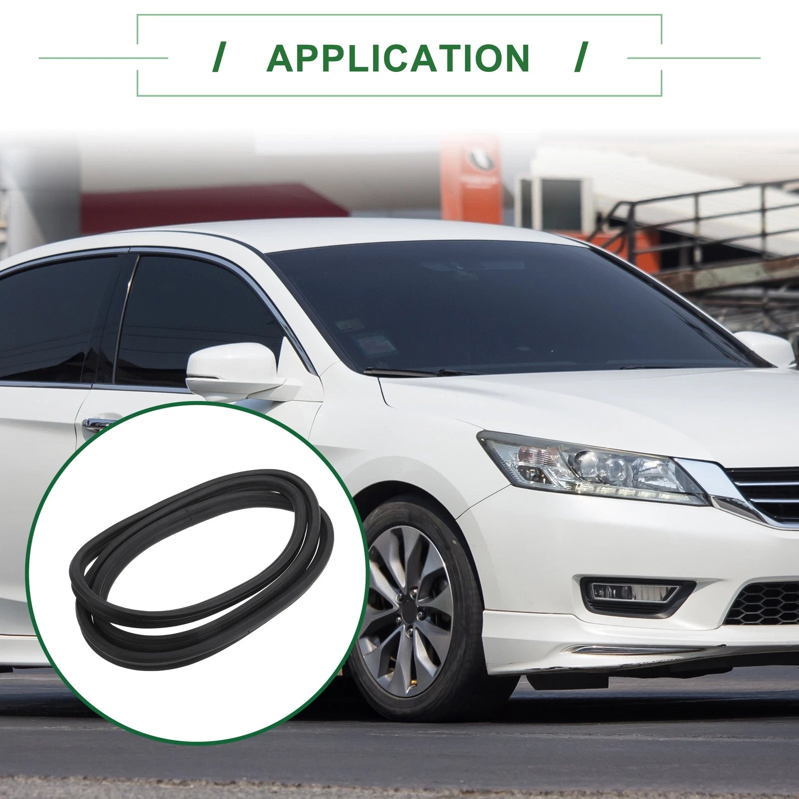 1pc Rear Trunk Weatherstrip Seal No.74865SDAA10 for Honda Accord (2003–2007)
