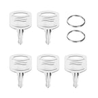 Set of 5 Metal Keys for Tork SCA 1100 Toilet Paper Dispensers