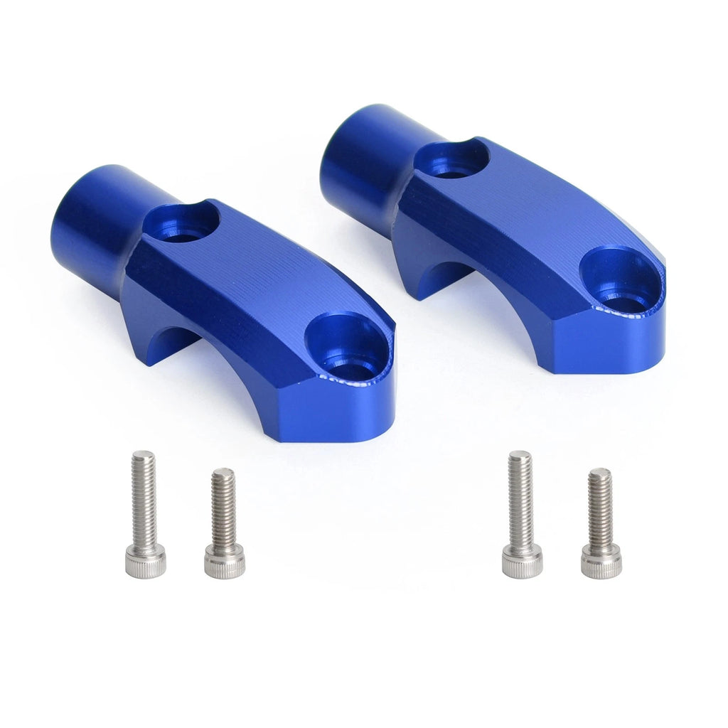 CNC Master Cylinder Handlebar Clamp 10mm Mirror Mount for Suzuki