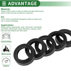 Set of 5 Oil Seal Rotary Shaft Seal NBR Rubber 15x21x4.5mm