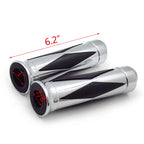 7/8" Handlebar Grips for Harley Softail Cross Bones Deuce Rocker (Fits 22mm)