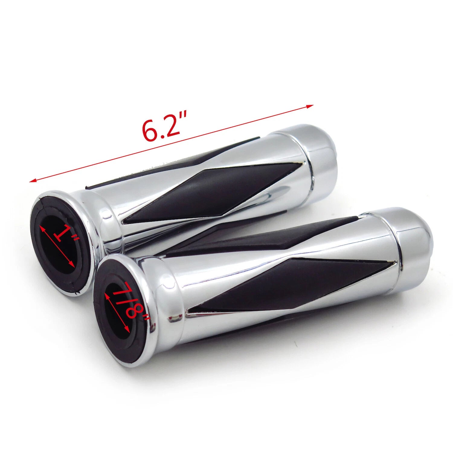 7/8" Handlebar Grips for Harley Softail Cross Bones Deuce Rocker (Fits 22mm)