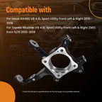 2PCS Front Left & Right Steering Knuckles for Toyota 4Runner Lexus GX460 (2015–2019)
