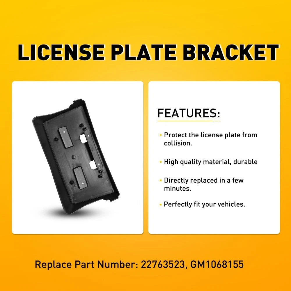 Front License Plate Bracket for Chevrolet Silverado 1500 (2014–2015)