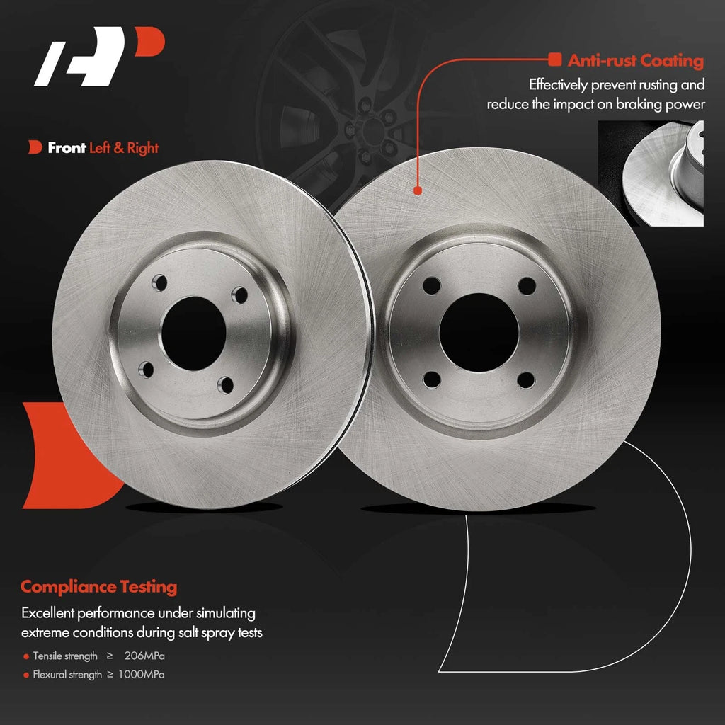 Front Disc Brake Rotors for Ford EcoSport (2018–2022) 300mm