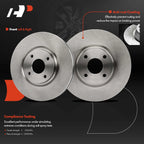 Front Disc Brake Rotors for Ford EcoSport (2018–2022) 300mm