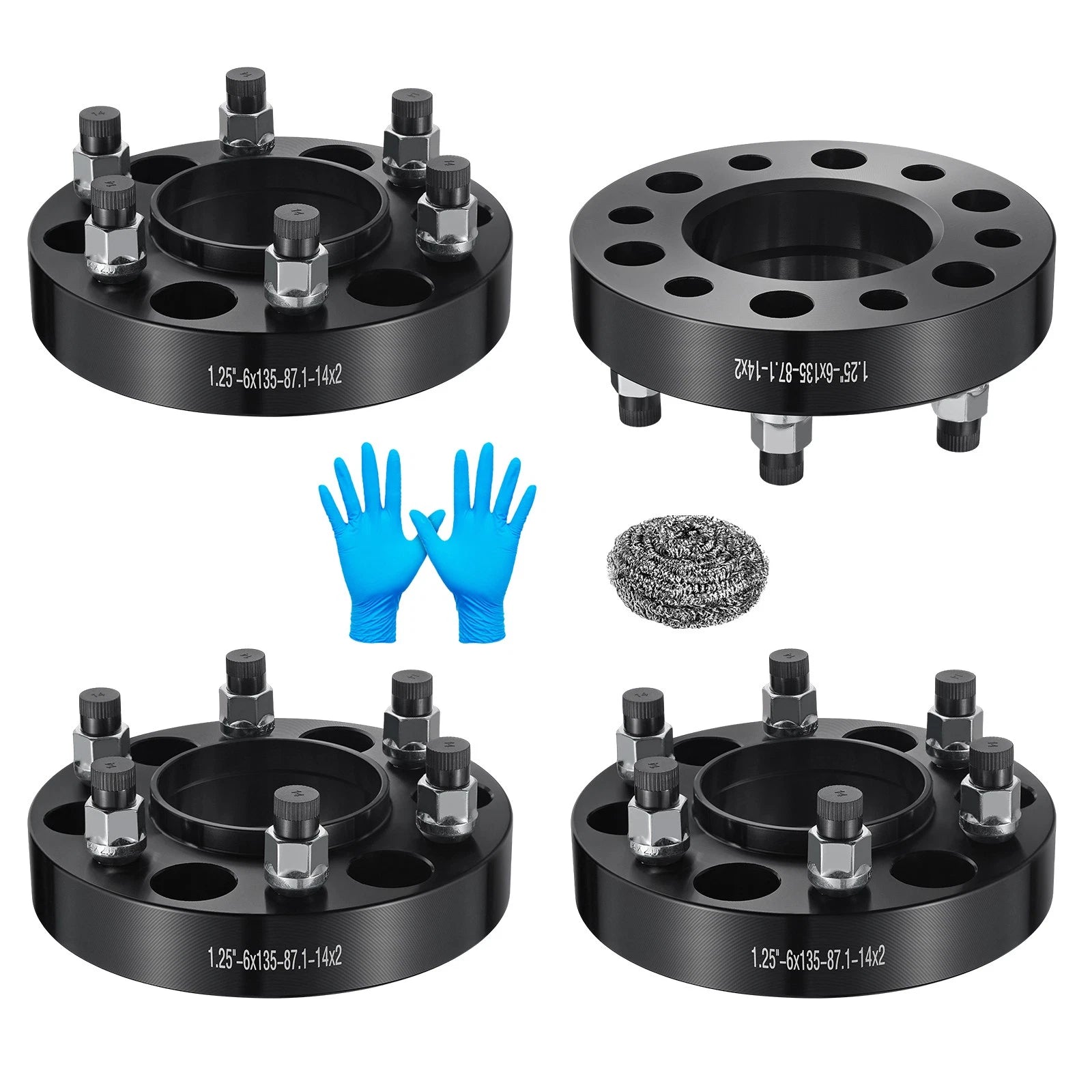 Set of 4 Hubcentric Wheel Spacers 1.25" for Ford F150 (2004–2014)