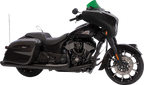 Klock Werks Kolor Flare Windshield 10" Green for Harley Davidson (2014–2023) KWW-04-0639