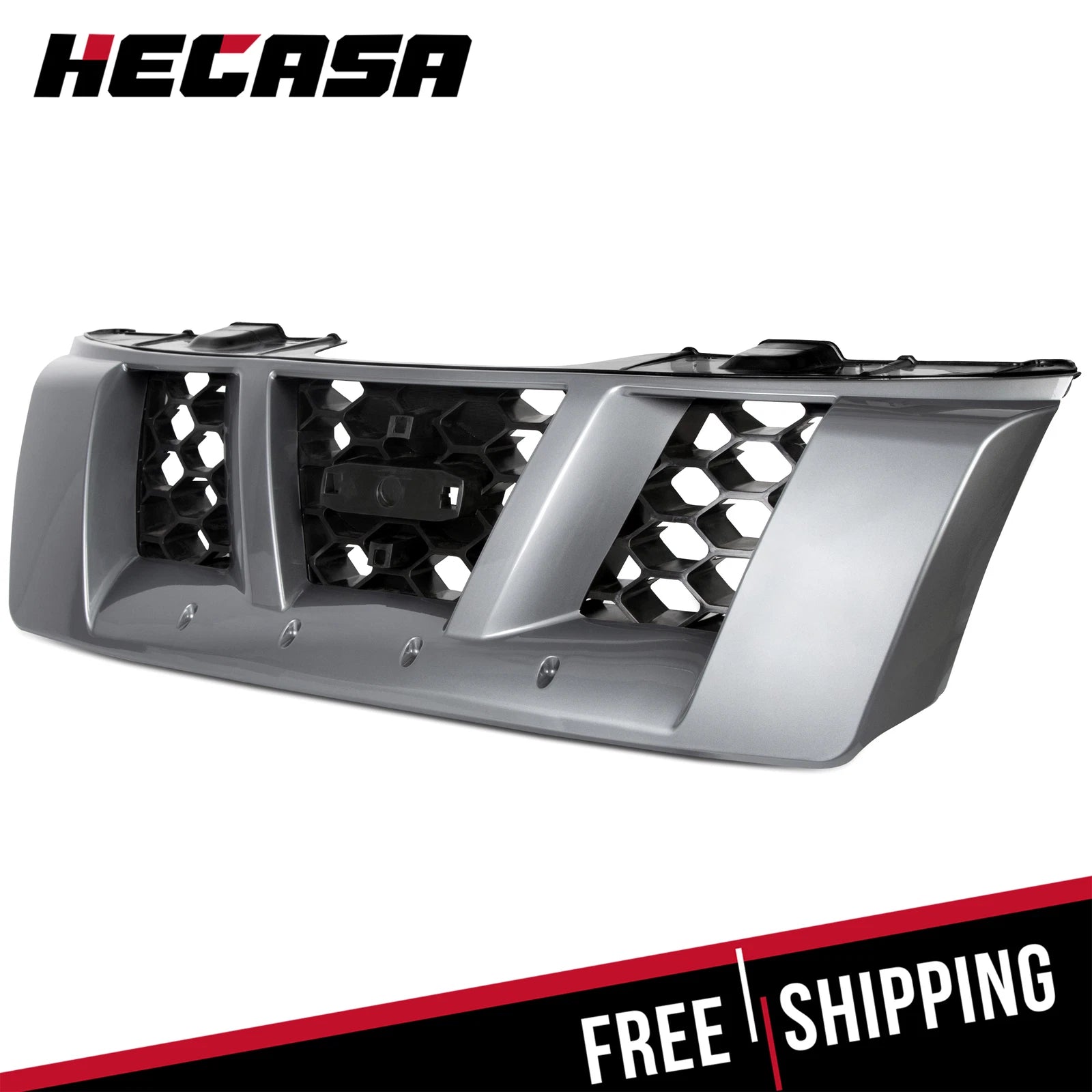 Gray Front Grille for Nissan Xterra (2005–2008)