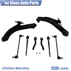 Set of 8 Front Lower Control Arm Ball Joints for Nissan Sentra (2007–2012)