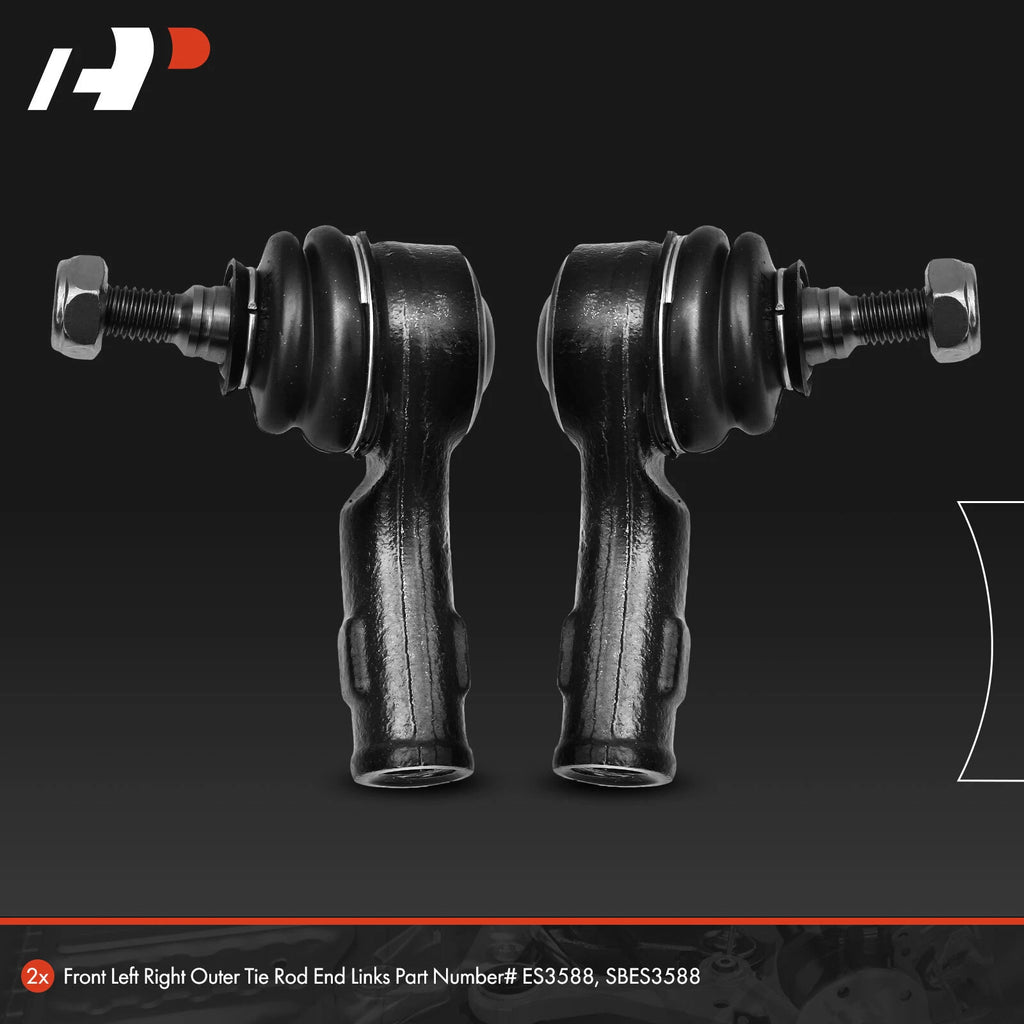 2X Front Outer Tie Rod End for Ford Focus (2000-2005)