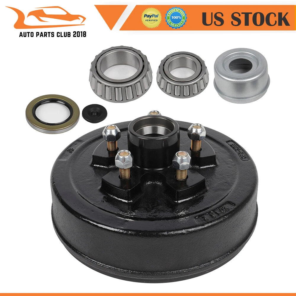 Set of 2 Bearings for 3500 lbs Axle Trailer Galvanized Hub 5 on 4.5"