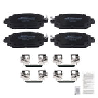 Set of 4 Front Ceramic Brake Pads for Nissan Kicks (2021–2024), Sentra (2020–2024)