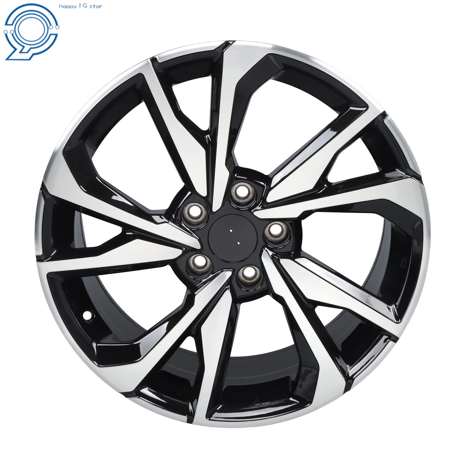 18" x 8" Replacement Wheel for Honda Civic (2017-2021) Black Rim