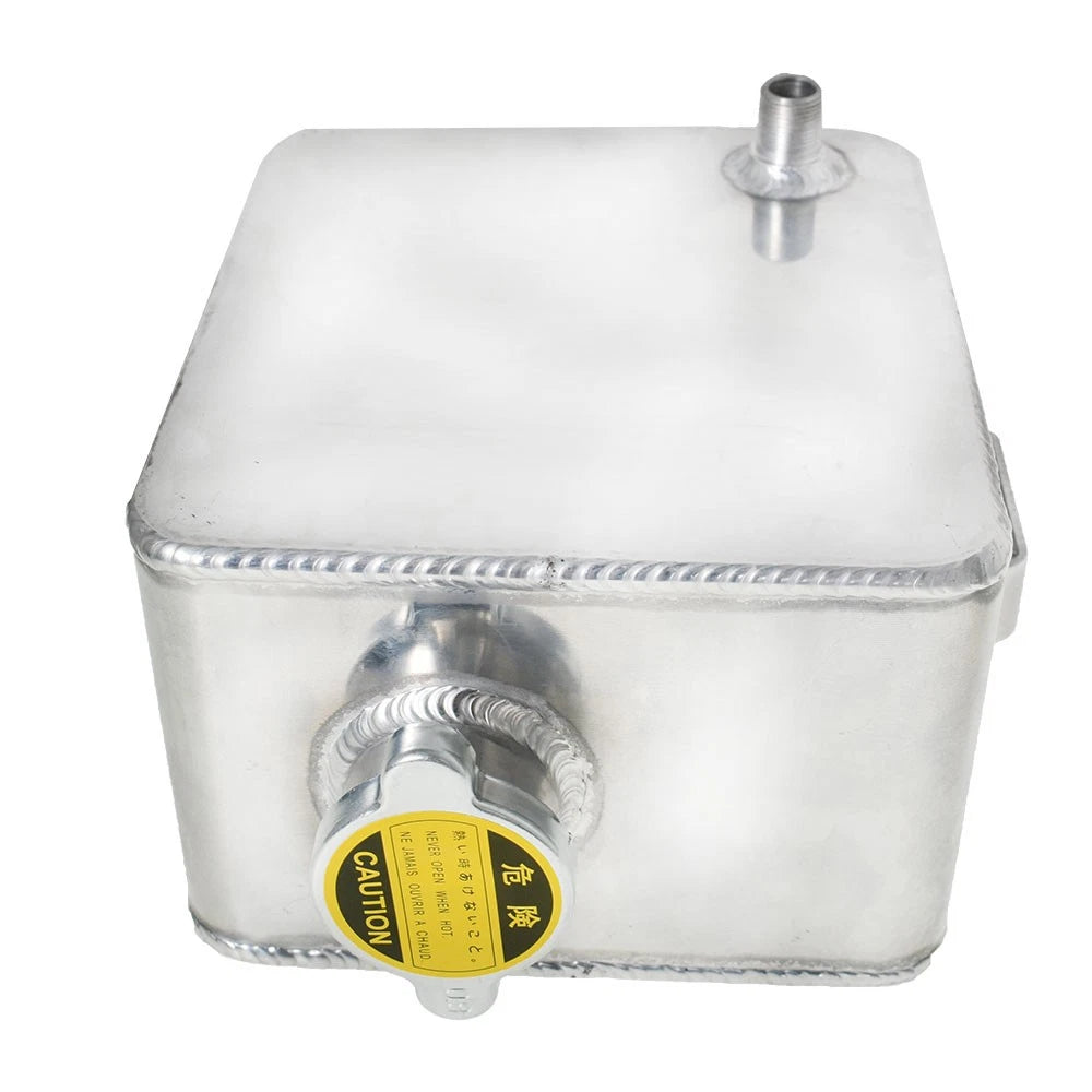2.5L Aluminum Water Coolant Overflow Tank for Universal Applications
