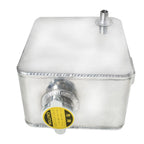 2.5L Aluminum Water Coolant Overflow Tank for Universal Applications
