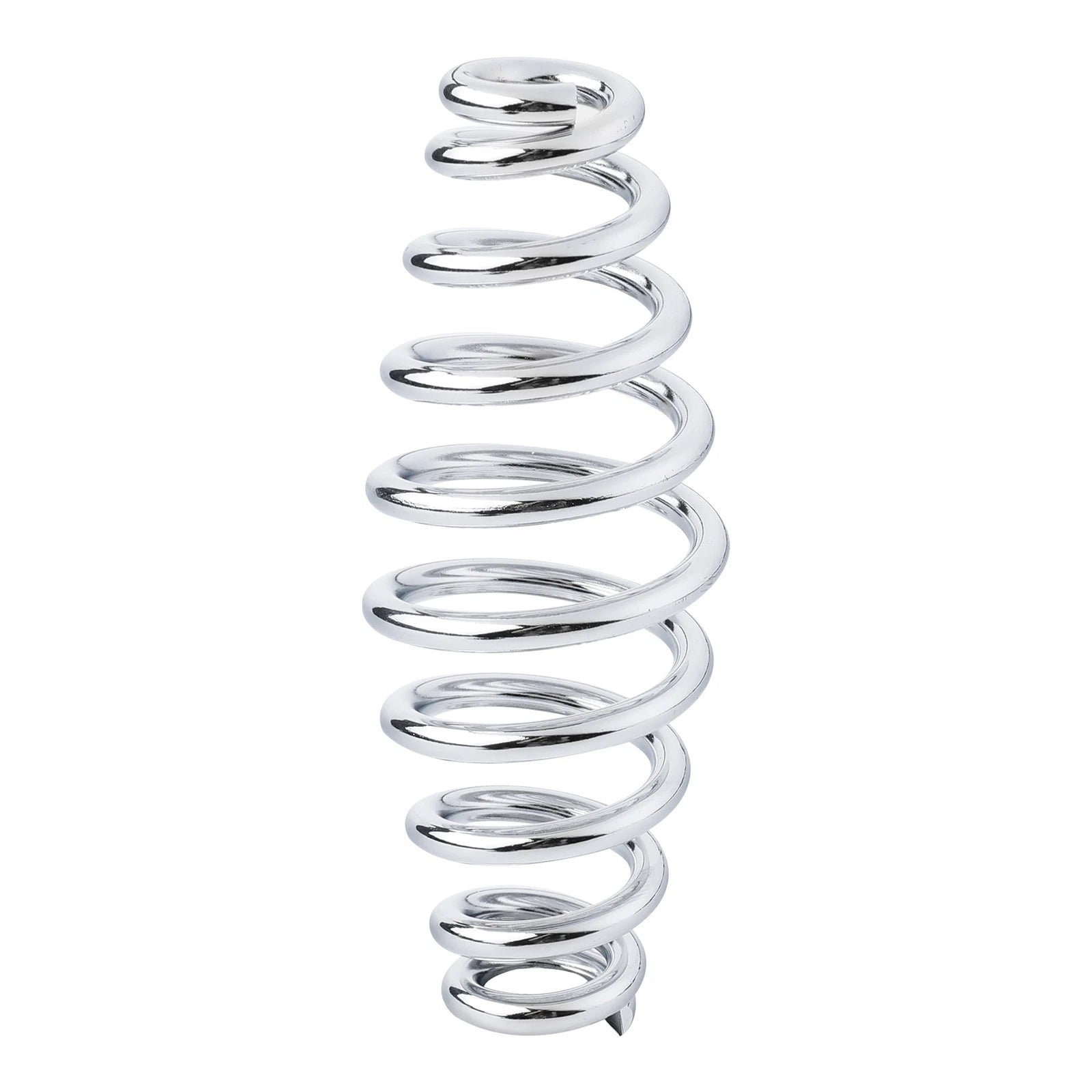 Pair Chrome 5" Barrel Solo Seat Springs for Harley Bobber, Honda, Yamaha, Suzuki