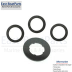 Gearcase Driveshaft Drain Plug Gasket for Mercury Outboard (12-191832, 27-828816)