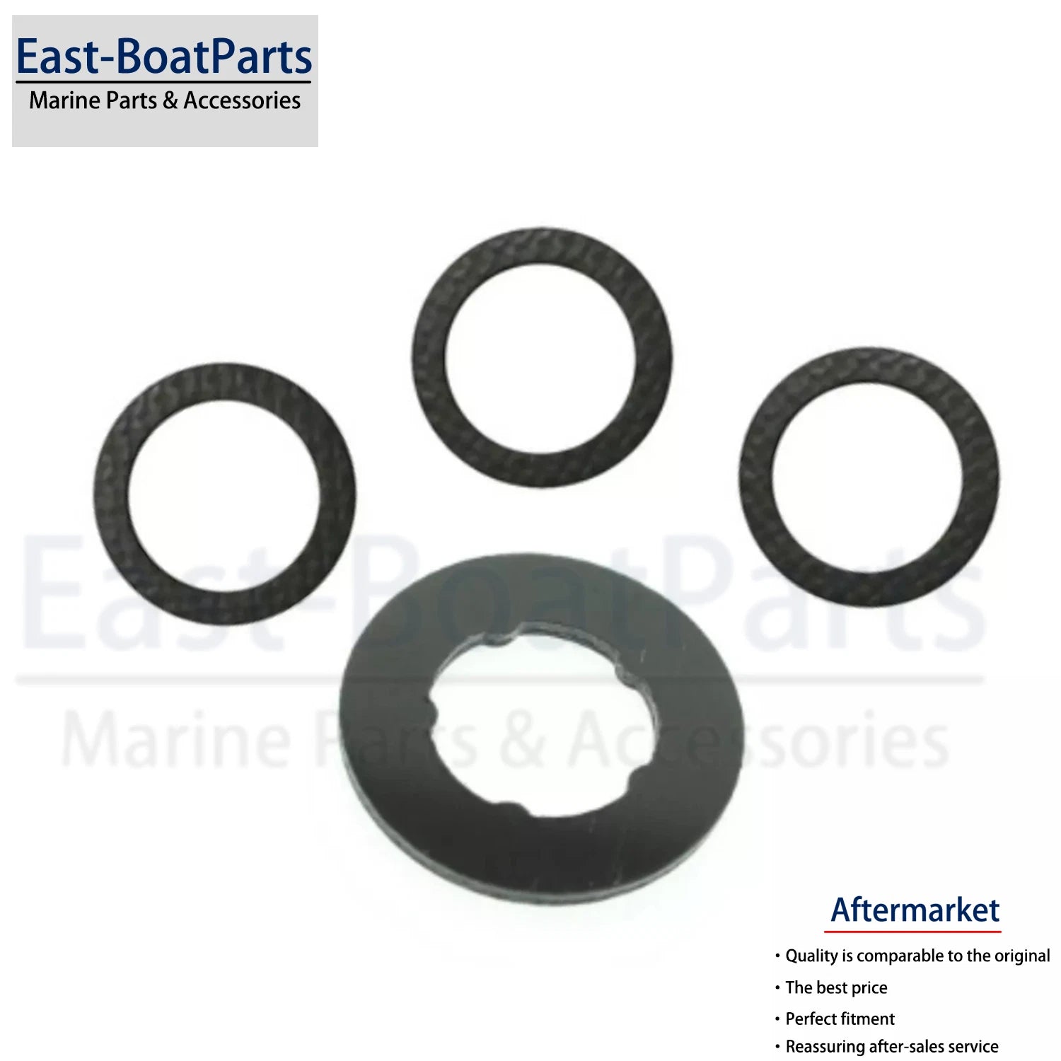 Gearcase Driveshaft Drain Plug Gasket for Mercury Outboard (12-191832, 27-828816)