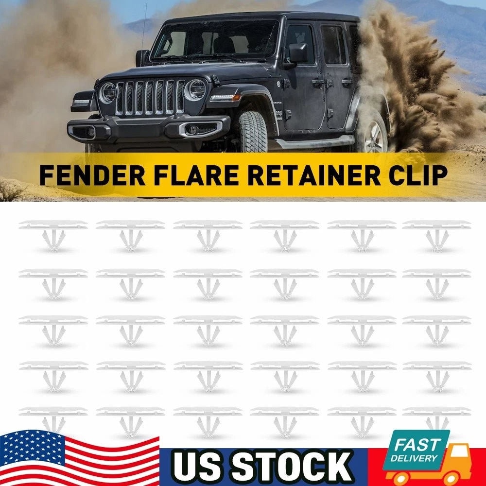 Fender Flare Retainer Clip for Jeep Wrangler JL (2018–2020) & Gladiator JT (2020)