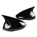 Pair / Black Side Rear View Mirror Cover Cap for Honda Civic (2022–2025)