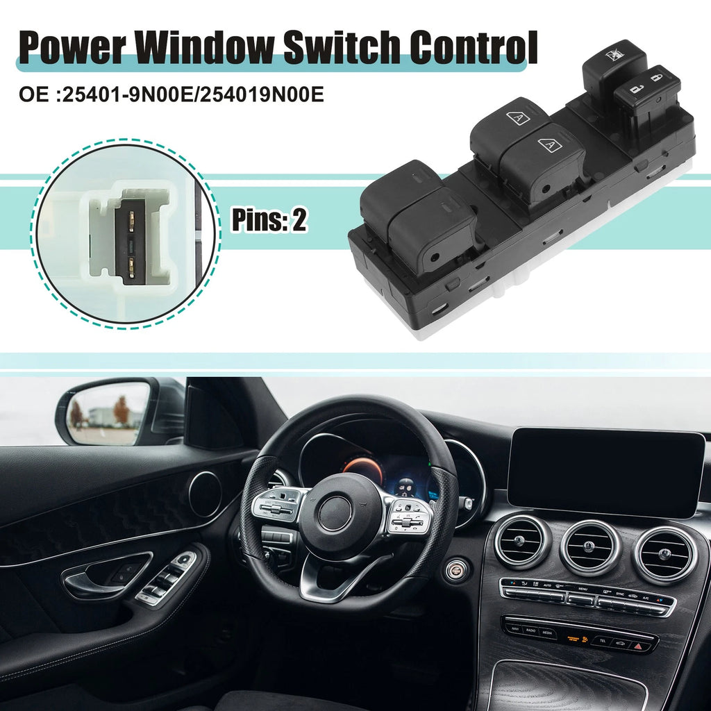Power Window Switch Control for Nissan Maxima (2016–2023)
