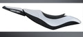 Seat Cover for Honda Aquatracks F-15|F-15X (Black Vinyl/Silver CF)