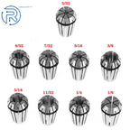Set of 6 Spring Collets for CNC Milling Machine