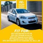 Set of 2 Fog Lamp Light Covers for Hyundai Accent (2012–2017)