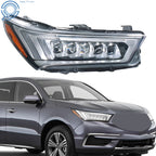 Right Headlight for Acura MDX (2017–2020) LED Chrome AC2503130
