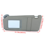 Left Driver Side Sun Visor for Toyota Camry (2007-2011)