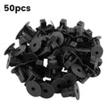 50 Fastener Nylon Nut Fender Liner Screw Grommets for Toyota Retainer