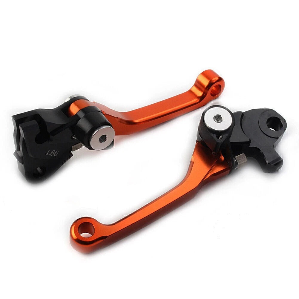 CNC Clutch Brake Levers Pivot for Yamaha YZ250X YZ125X (2016–2022) Orange