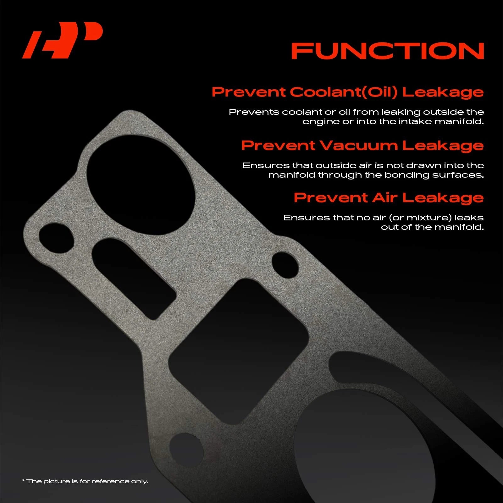Intake Manifold Gasket Set for Hyundai Sonata (1989–1991)