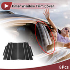 8 Pcs Car Door Pillar Window Trim for Toyota Noah R70 (2008–2013) Carbon Fiber