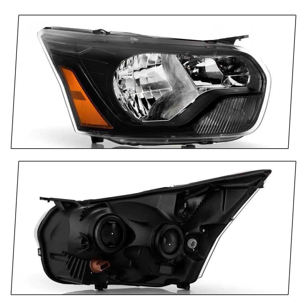 Halogen Black Headlight Right RH for Ford Transit 150/250/350 (2015–2022)